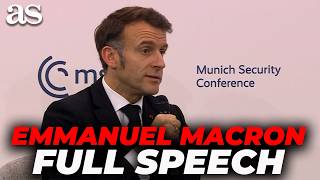 MACRON'S HISTORIC FULL SPEECH at MUNICH: Calls for a STRONGER EUROPE & Geopolitical INDEPENDENCE