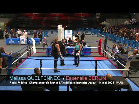Finale F+85kg : Championnat de France SAVATE boxe française ASSAUT 2023