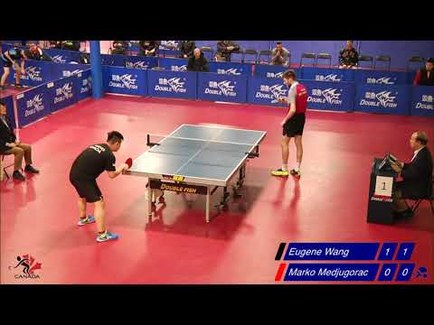 Eugene Wang vs Marko Medjugorac- SF- Men's Singles / Simples Hommes #1
