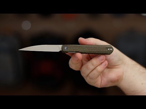 CIVIVI x Ostap Hel Clavi Front Flipper Blasted Nitro-V Green