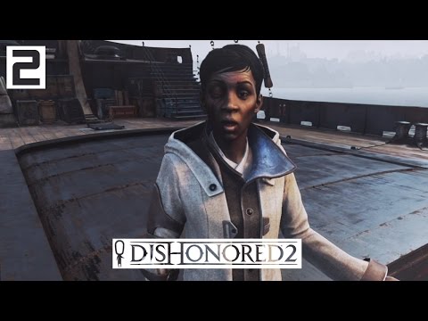Dishonored 2 Gameplay Part 2 - To Boat by Train - Lets Play Walkthrough Stealth PC