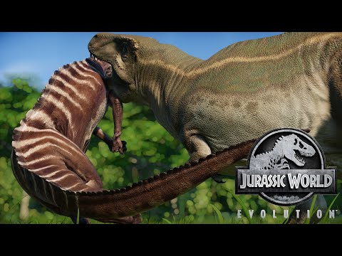 Acrocanthosaurus || All Skins Showcased - Jurassic World Evolution