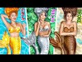 Rich vs Broke vs Giga Rich! How to Become College Queen Mermaid!