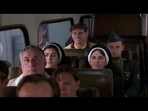 Truman Tries to Leave Town on a Bus - The Truman Show (1998) HD