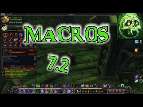 Unholy Death Knight Legion 7.2 PvP -- MACROS GUIDE