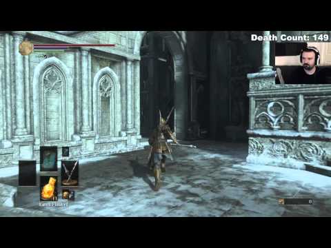 Dark Souls III playthrough pt72 - 1st Look at Aldrich, Devourer of Gods Boss