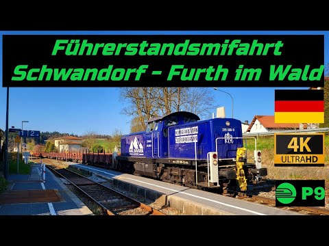 Führerstandsmifahrt Schwandorf - Furth im Wald mit 295 088