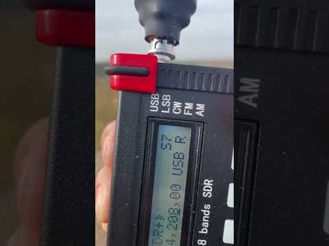 QSO LA9LMA 3W con Red córner y antena telescópica SSB, gracias: Vegard