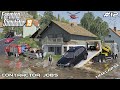 RESCUING vehicles from FLOODED AUTOBAHN | Contractor Jobs | Farming Simulator 19 | Episode 12