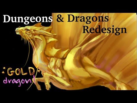 Dungeons and Dragons Redesign! | Gold Dragon