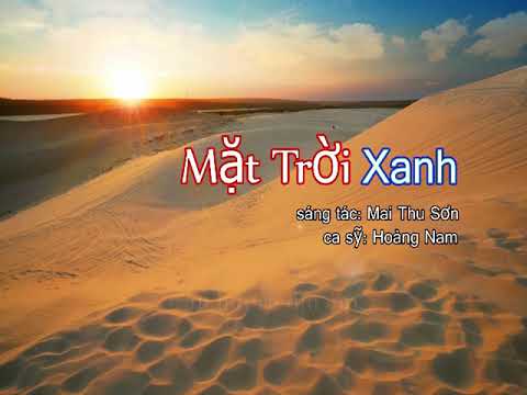 Mặt trời xanh Sheet - Hoàng Nam