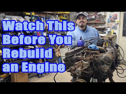 1968 Pontiac Firebird 350 V8 Engine - Things to look for when rebuilding an Engine