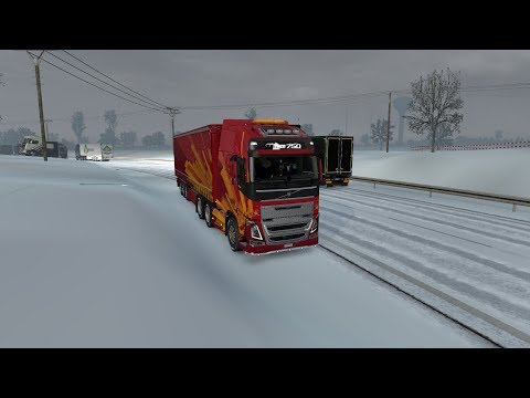 Euro Truck Simulator 2-Calais-Duisburg Live Crashes,Bad Drivers!