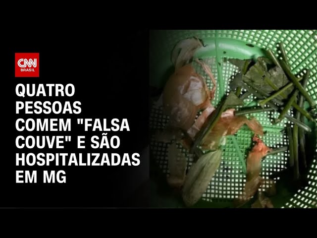 Quatro pessoas são hospitalizadas em MG após comerem "falsa couve" | CNN NOVO DIA