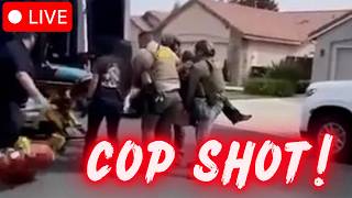 🔴 BREAKING: ACTIVE SHOOTER! Officer Shot Serving Eviction Suspect Barricaded Still Firing