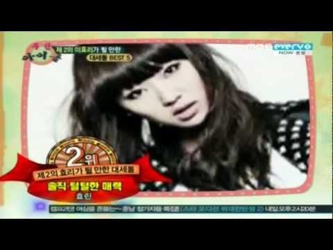 111022 - Hyorin (Sistar) - #2. The Next Lee Hyori @ MBC Weekly Idol