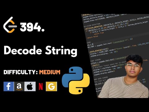 Decode String | Leet code 394 | Theory explained + Python code