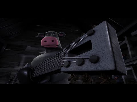 Barnyard - Ben vs coyotes (full fight)