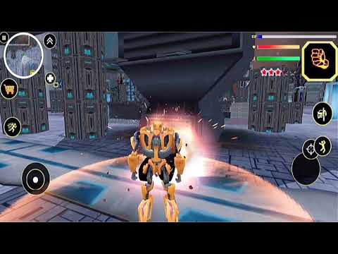 Robot City Battle | crime robot war city police - crime robot fighting