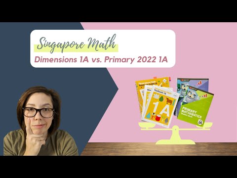 Singapore Math Curriculum: Dimensions 1A vs. Primary 2022 1A