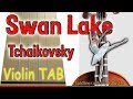 Swan Lake Tchaikovsky Violin Play Along Tab Tutorial