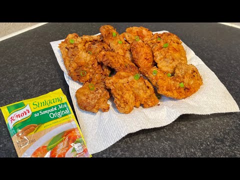 Fried Pork Chops With Sinigang Mix | Sinigang In Fried Food