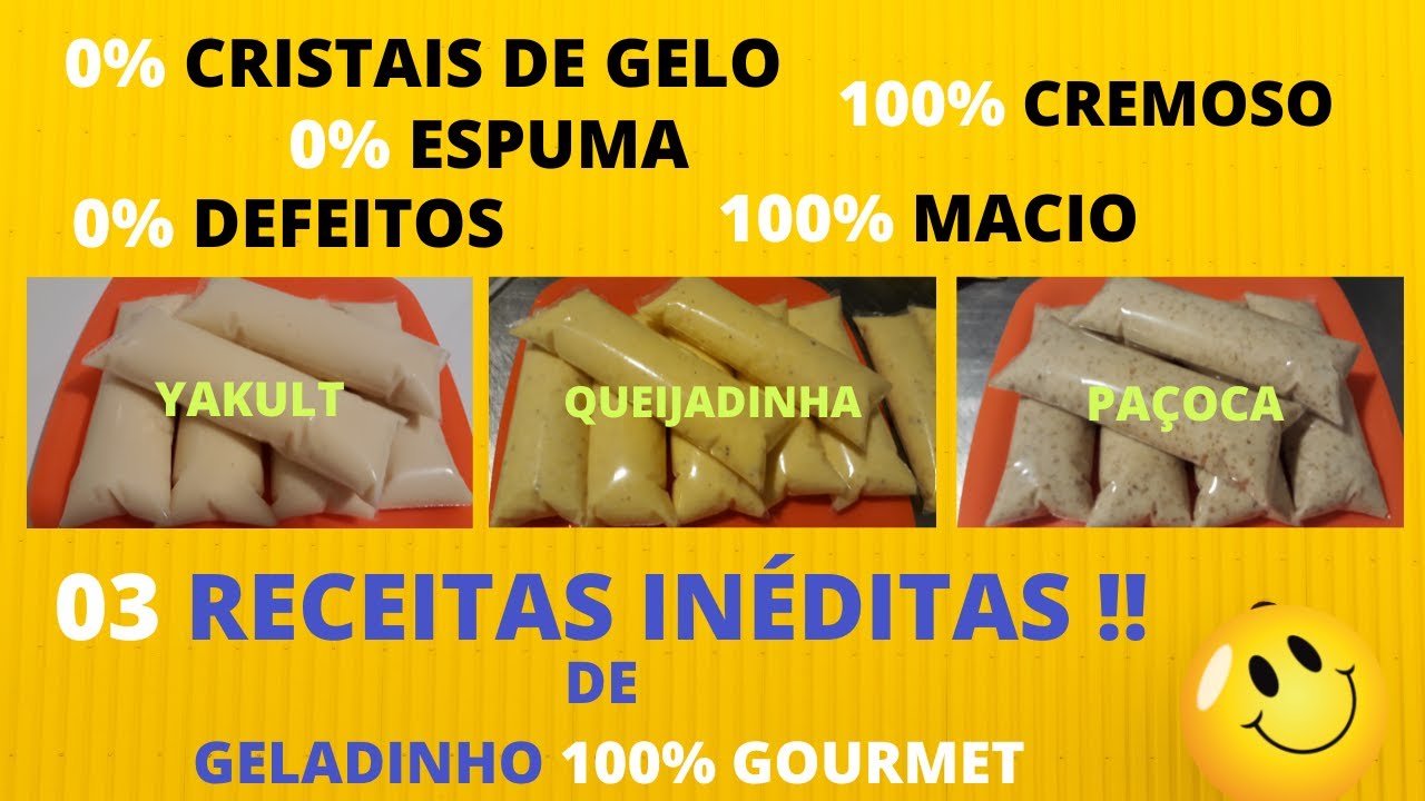03 receitas nos sabores YAKULT , PAÇOCA e QUEIJADINHA para alcançar o SUCESSO em suas vendas !!