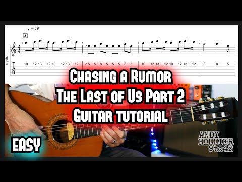The Last Of Us Part 2 Chasing a Rumor Guitar Tutorial Lesson