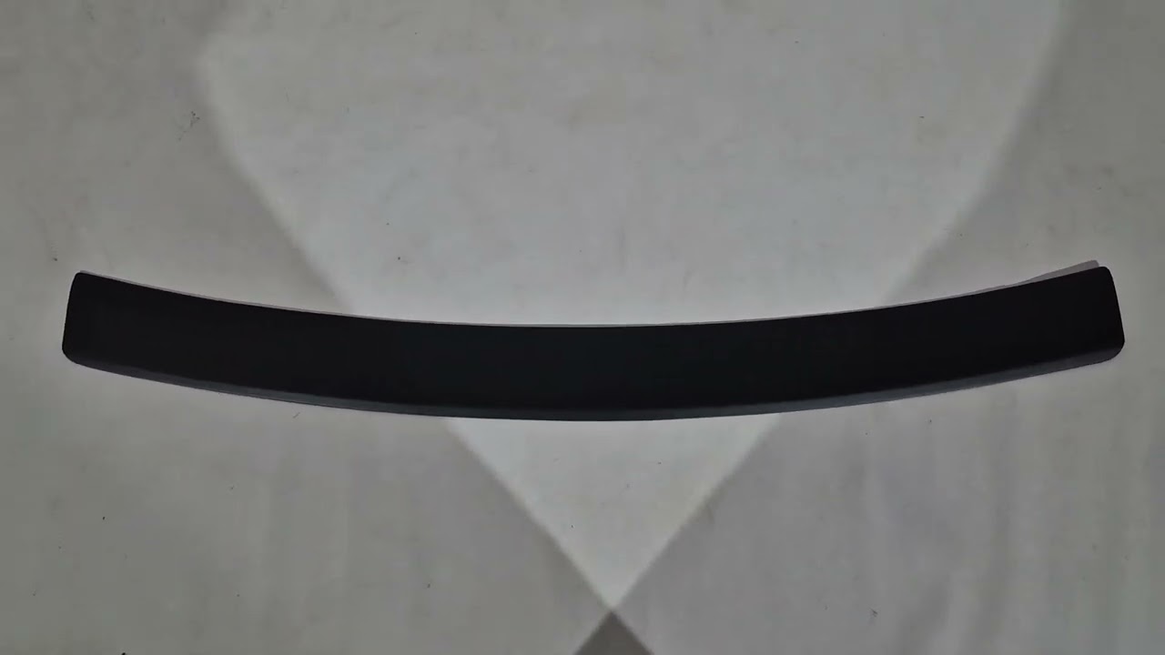 Skoda Roomster 2006-2015 рр. Накладка на задній бампер (ABS, Esa) Video 1