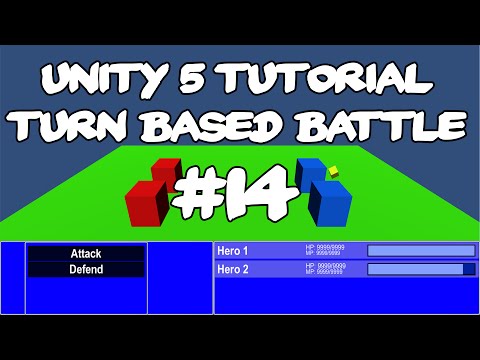 Unity 5 Tutorial: Turn Based Battle System #14 - HeroPanels