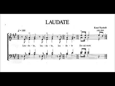 Knut Nysted - Laudate (Bass)