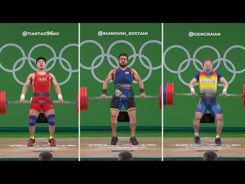 Rio Olympics 2016 | 3 lifters @ 217kg Clean and Jerk | 85kg bw