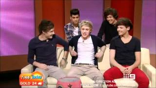 One Direction's first televised Australian interview @ Today (Full）
