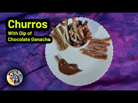Best Churros/Churros Recipe/Easy Homemade Churros/Christmas sweets/Churros with Chocolate Ganache