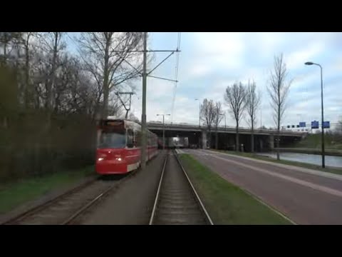 HTM tramlijn 1 Scheveningen Noord - Den Haag Centrum - Delft Tanthof | GTL8 3121 | 2020