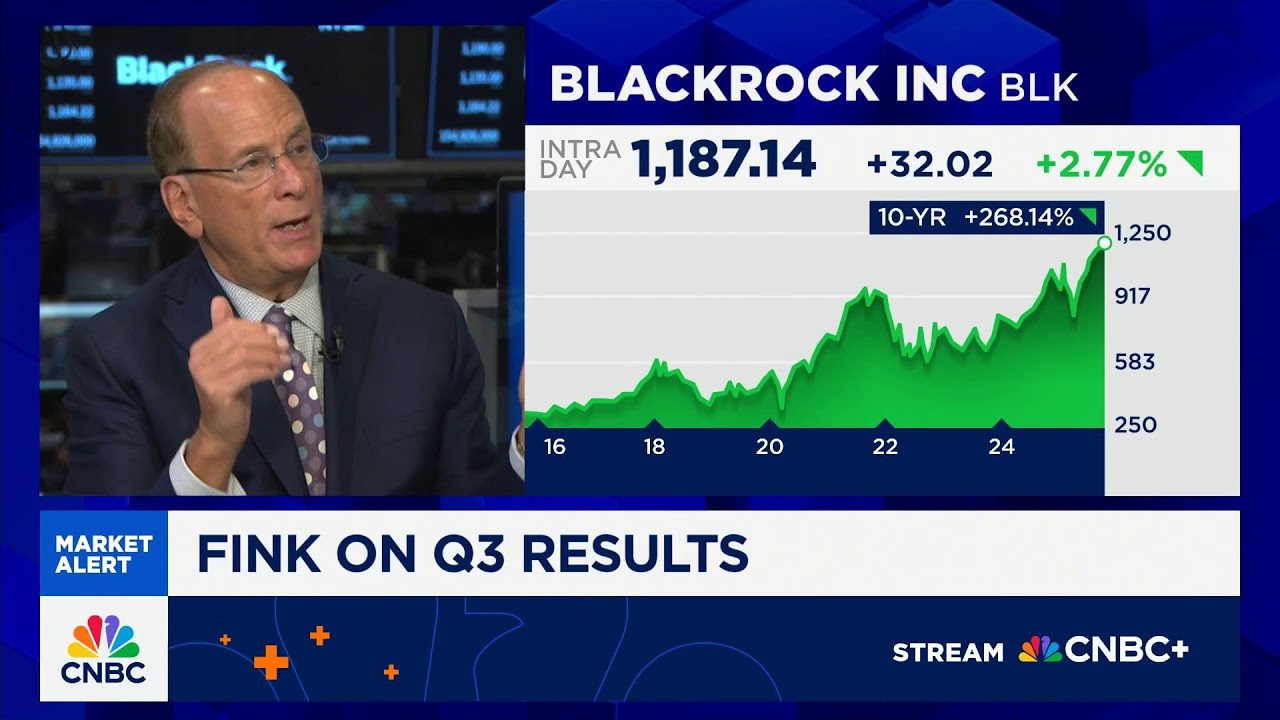 BlackRock CEO Larry Fink: We're at the beginning of the tokenization of all assets