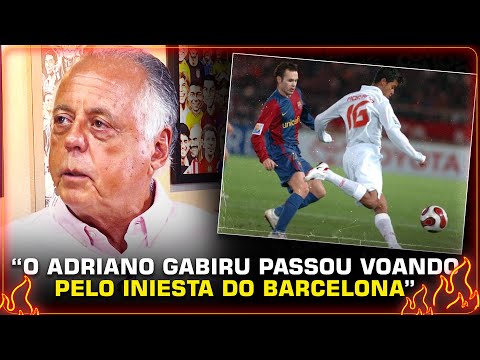 O INIESTA DO BARCELONA NEM VIU O GABIRU PASSANDO POR ELE NA HORA DO GOL | Cortes do Duda