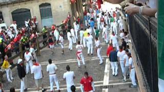 Pamplona Bull Run - Dead Man's Curve