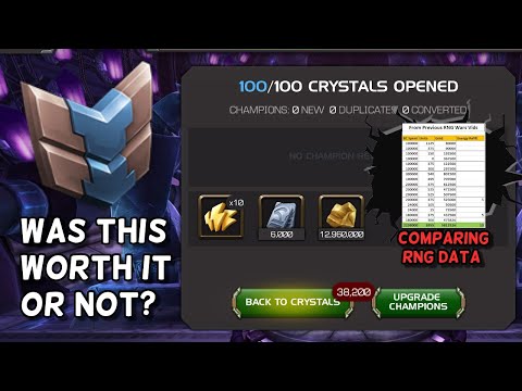 Was This Worth 5 Million Battlechips? | Crystal RNG Data Comparing | Marvel Contest of Champions