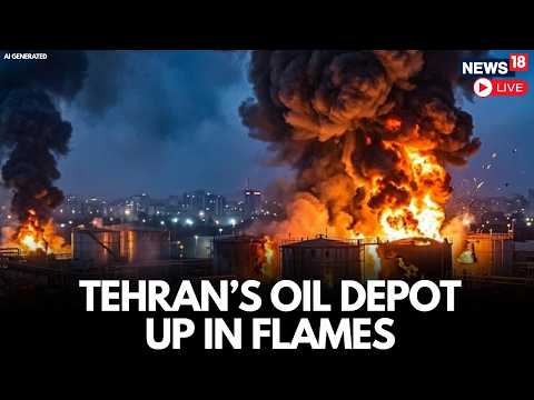Iran-Israel-US War LIVE Updates: Tehran’s Oil Depot Up In Flames After Massive Strike | N18G
