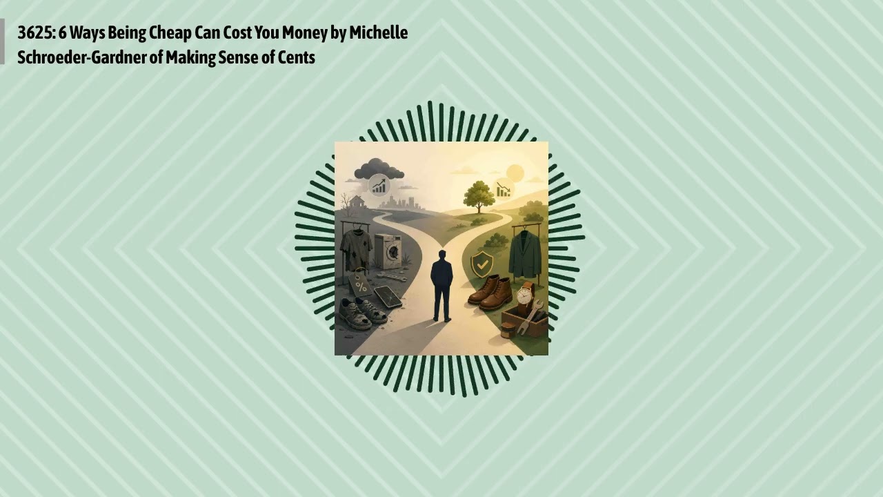 3625: 6 Ways Being Cheap Can Cost You Money by Michelle Schroeder-Gardner of Making Sense of...