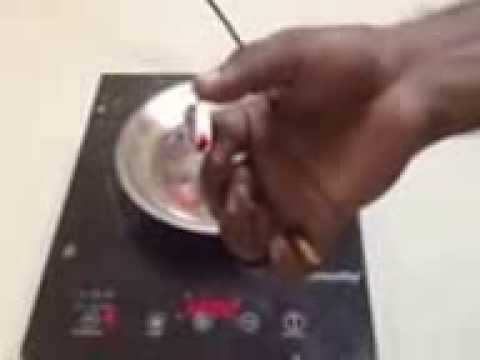 How to light a cigar using electric stove