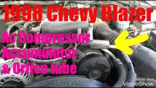 1998 - 2005 Chevy Blazer AC Compressor Replacement | 1999 2000 2001 2002 2003 2004