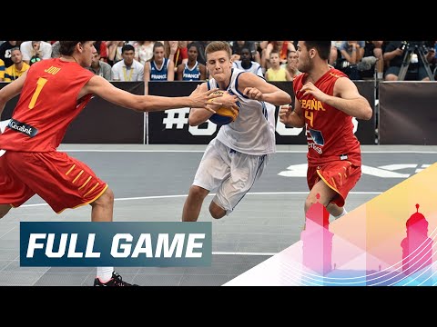 Spain v France - Men's Bronze Medal Full Game - 2015 FIBA 3x3 U18 World Championships