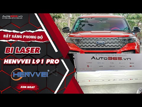 Ford Explorer nâng cấp bi laser Henvvei L91 Pro
