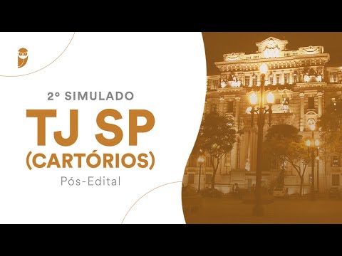 2º Simulado TJ SP (Cartórios) - Pós-Edital - Correção