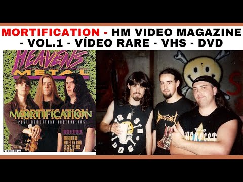 MORTIFICATION - HM VIDEO MAGAZINE - VOL.1 - VÍDEO RARE - VHS - DVD