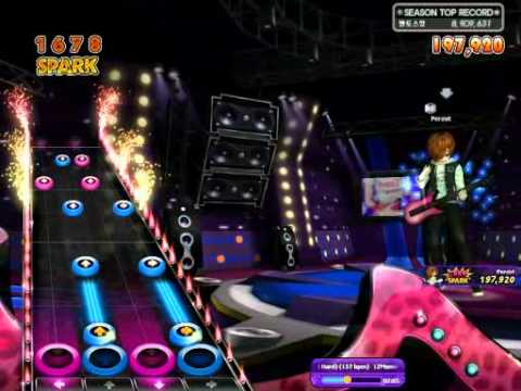 Audition Guitar Mode 12Moments - Good Bye(Lv.3 Hard) 157 BPM No Flame Out