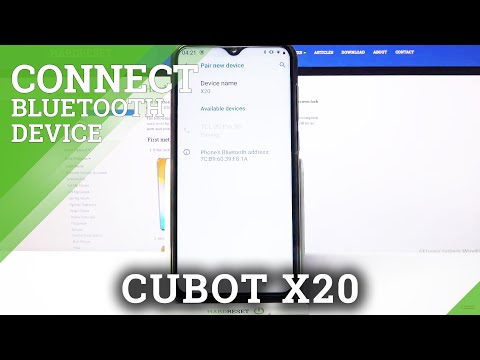 CUBOT X20 and Bluetooth Connection - Devices Pairing