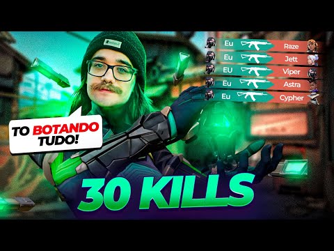 PICKEI a VIPER em SPLIT e dei AULAS no Radiante!